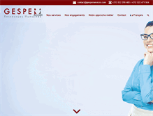 Tablet Screenshot of gesperservices.com